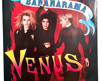 Vintage Bananarama Vinyl 'Venus' - Rare 1986 7” Single, Collectible Gem!