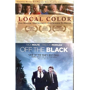 Trevor Morgan Indie Film DVD Set – Local Color & Off the Black