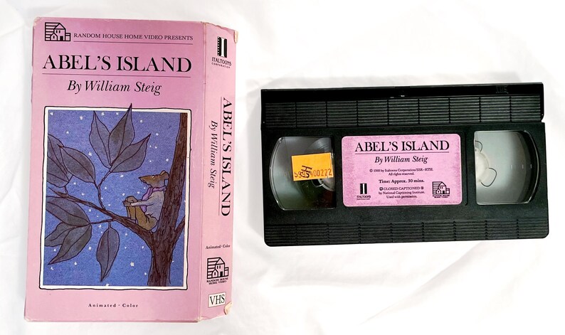 VHS: Abel’s Island by William Steig - Tim Curry 1988 Animated Classic image 5