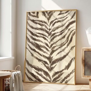Zebra Print: Trendy Neutral Bedroom Wall Art (Digital Download)