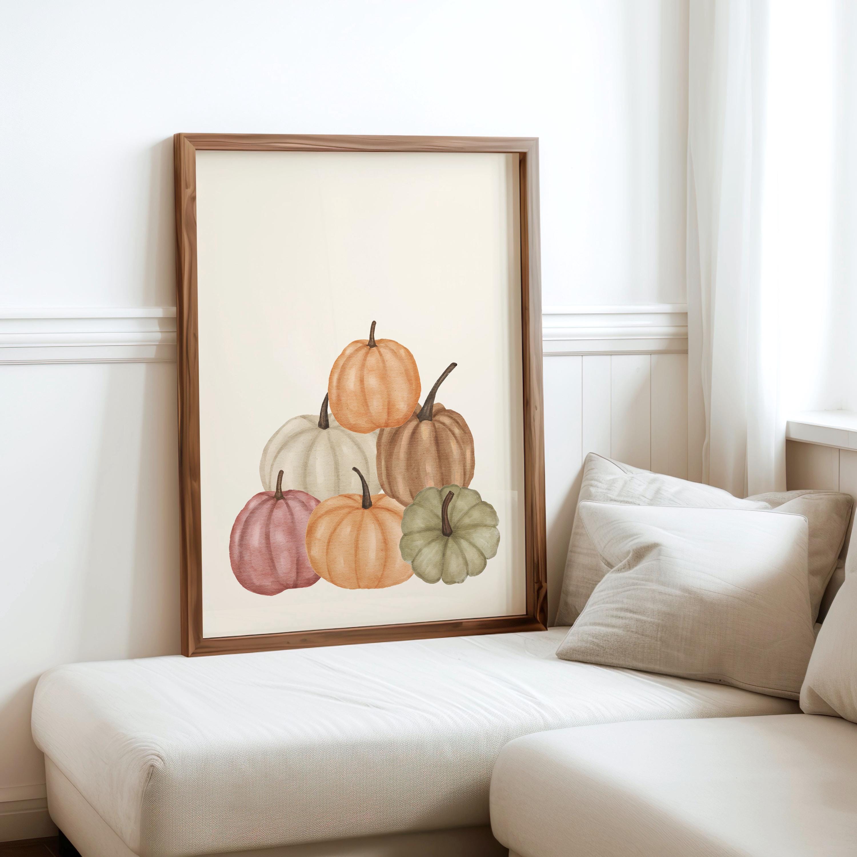Fall Wall Art Set of 6 Prints, Hello Fall Printable, Autumn Wall Art ...