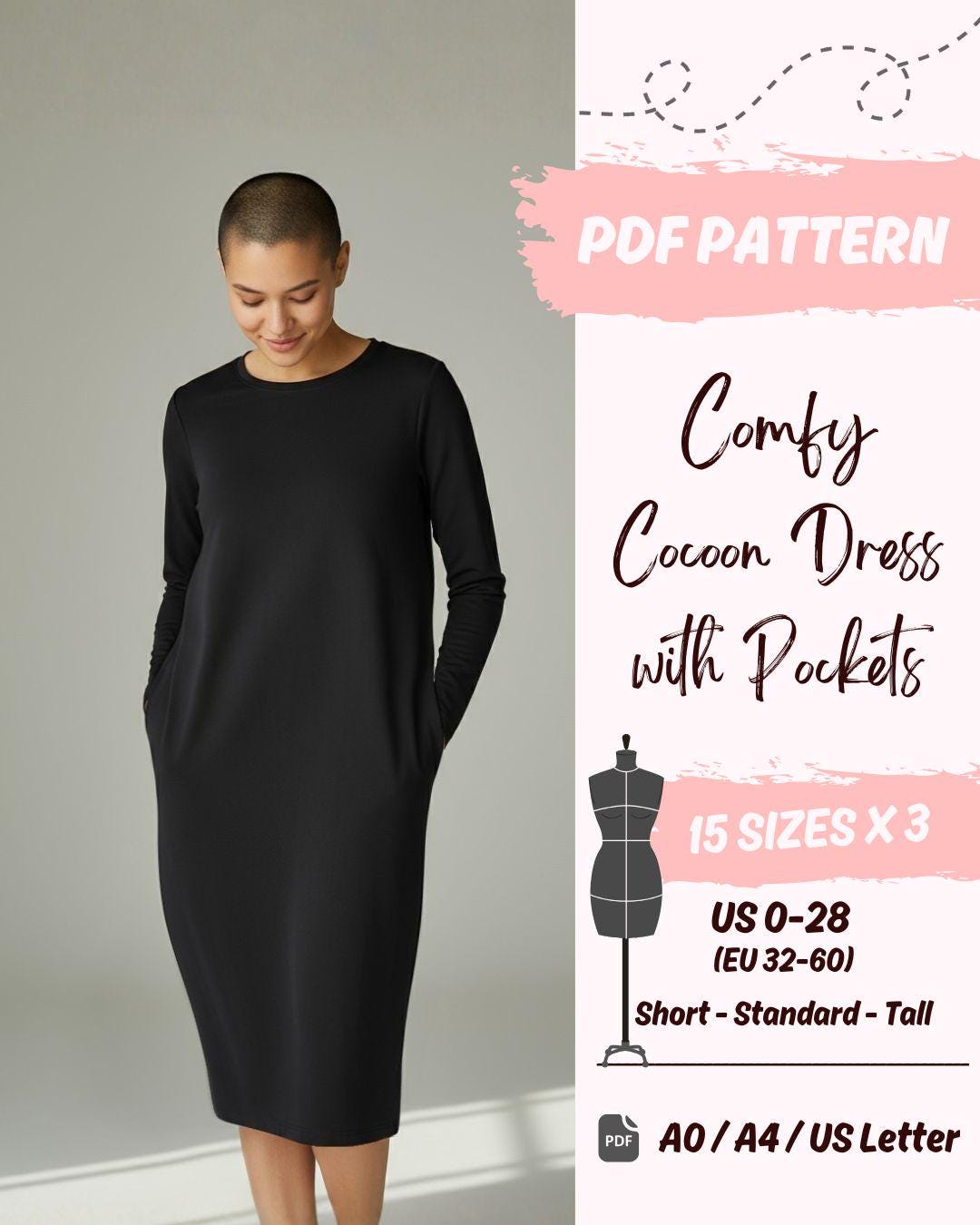 Cocoon Dress - Etsy