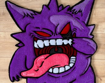 Alfombra tufting de dibujo animado | Fanart | Hecha a mano