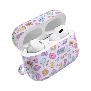 Niedliche Cartoon AirPod-Hüllen, lustiges Zubehör für Jugendliche, einzigartiges Geschenk für Musikliebhaber, Ohrhörer-Hüllen im Kawaii-Stil, trendiger technischer Schutz