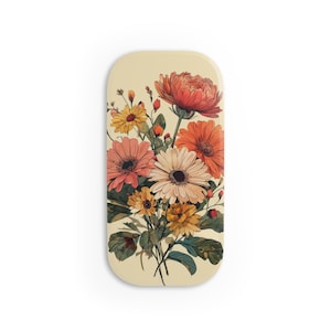 Floral Phone Grip, Decorative Phone Stand, Elegant Mobile Accessory, Flower Design Holder, Gift for Her