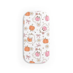 Uchwyt na telefon Kawaii, uroczy uchwyt w kształcie ducha na jesień, dynia, uchwyt na telefon, jesienna estetyka, dodatek na Halloween