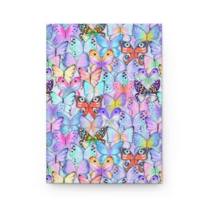 Butterfly Dreams Hardcover Journal, Inspirational Writing Notebook, Gift for Nature Lovers, Diary for Travel, Art Journal