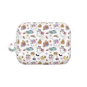 Niedliche Tier AirPod Hülle, Kitty Geschenk, Lustiger Ohrhörer Halter, süßes Accessoire, Ästhetischer Tech Organizer, Geburtstagsgeschenk