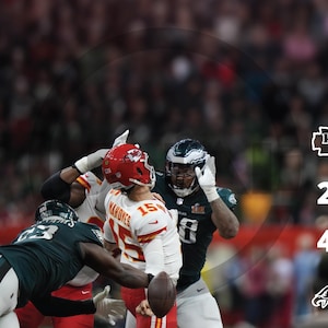 Plakat Super Bowl - Mahomes Sack