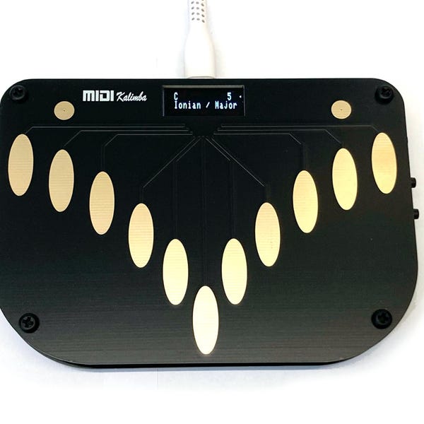 MIDIKalimba, en beröringskänslig kalimba-liknande MIDI-kontroller med looper