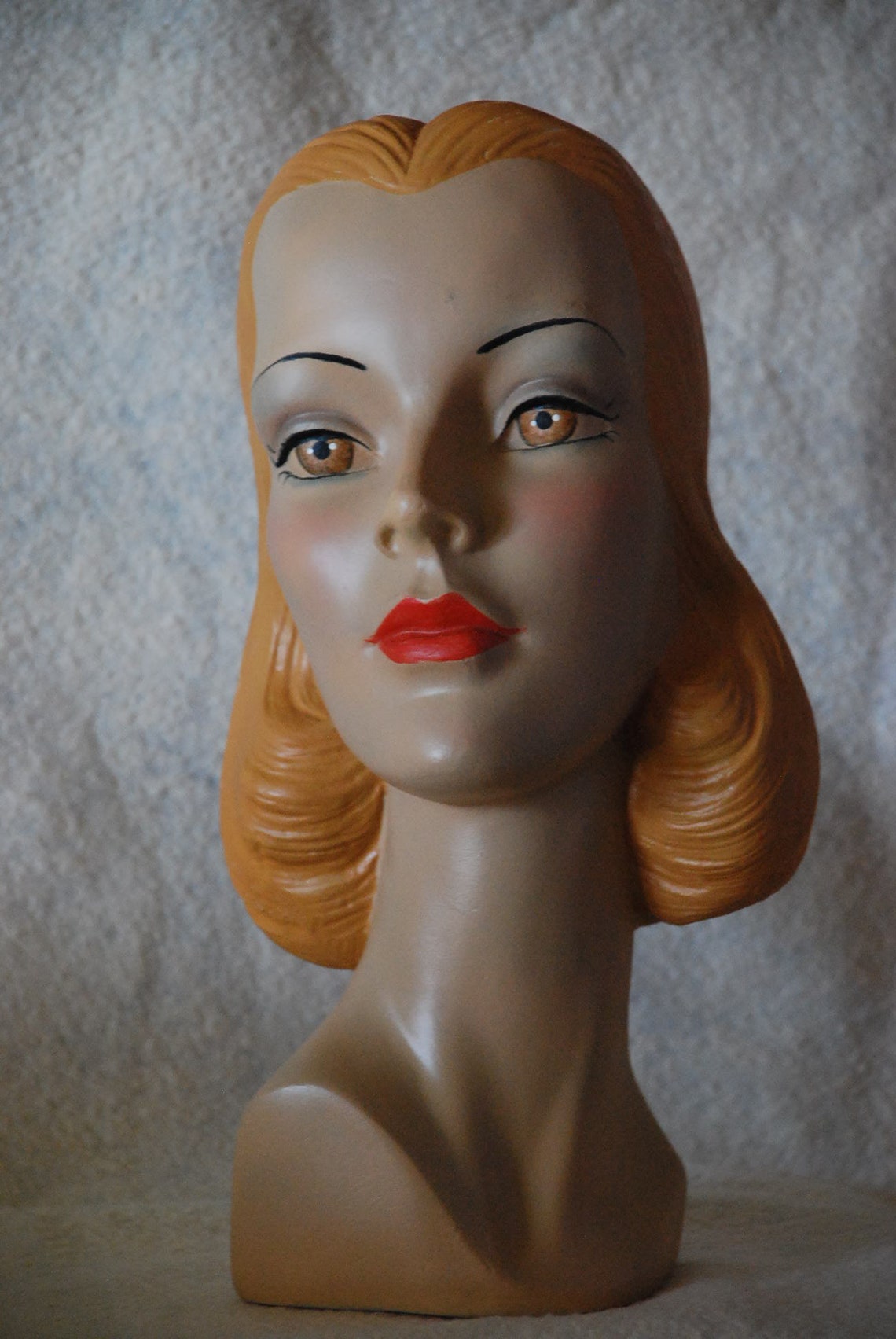 Mannequin Head Antique Head Hat Stand Hat Display Jewelry Etsy