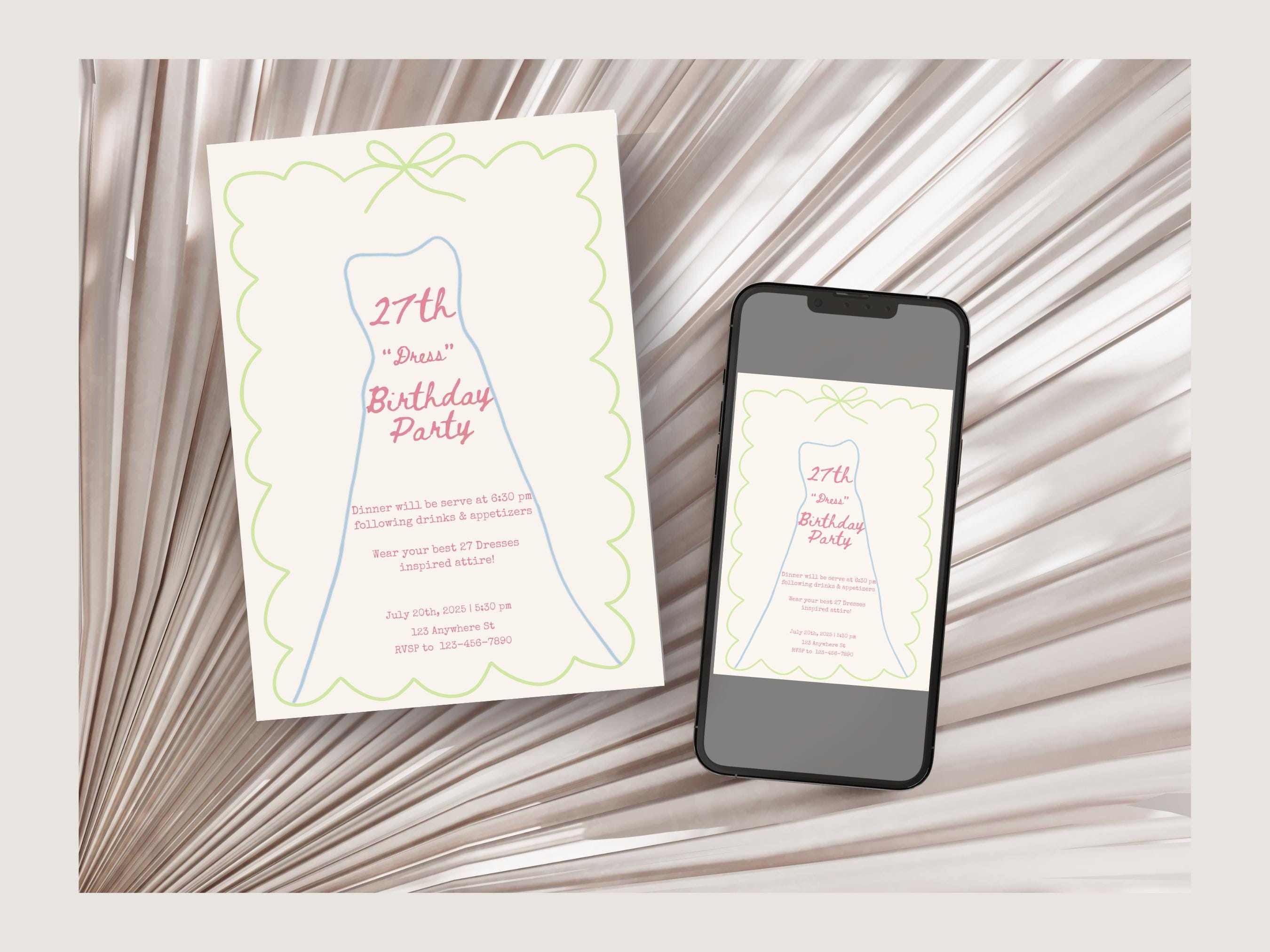 27 dresses birthday invitation Black Goddess Dress - Elegant & Timeless, Extra Small | Ellae Lisque - Perfect Lace Dress for Birthdays, Date Nights, Parties, Events main image 0