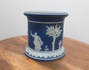 Jasper Ware Dark Blue Antique Jar