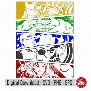 Avengers SVG, EPS, PNG