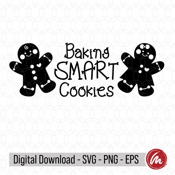 Download Baking Smart Cookies SVG Teacher SVG Oven Mitt SVG | Etsy