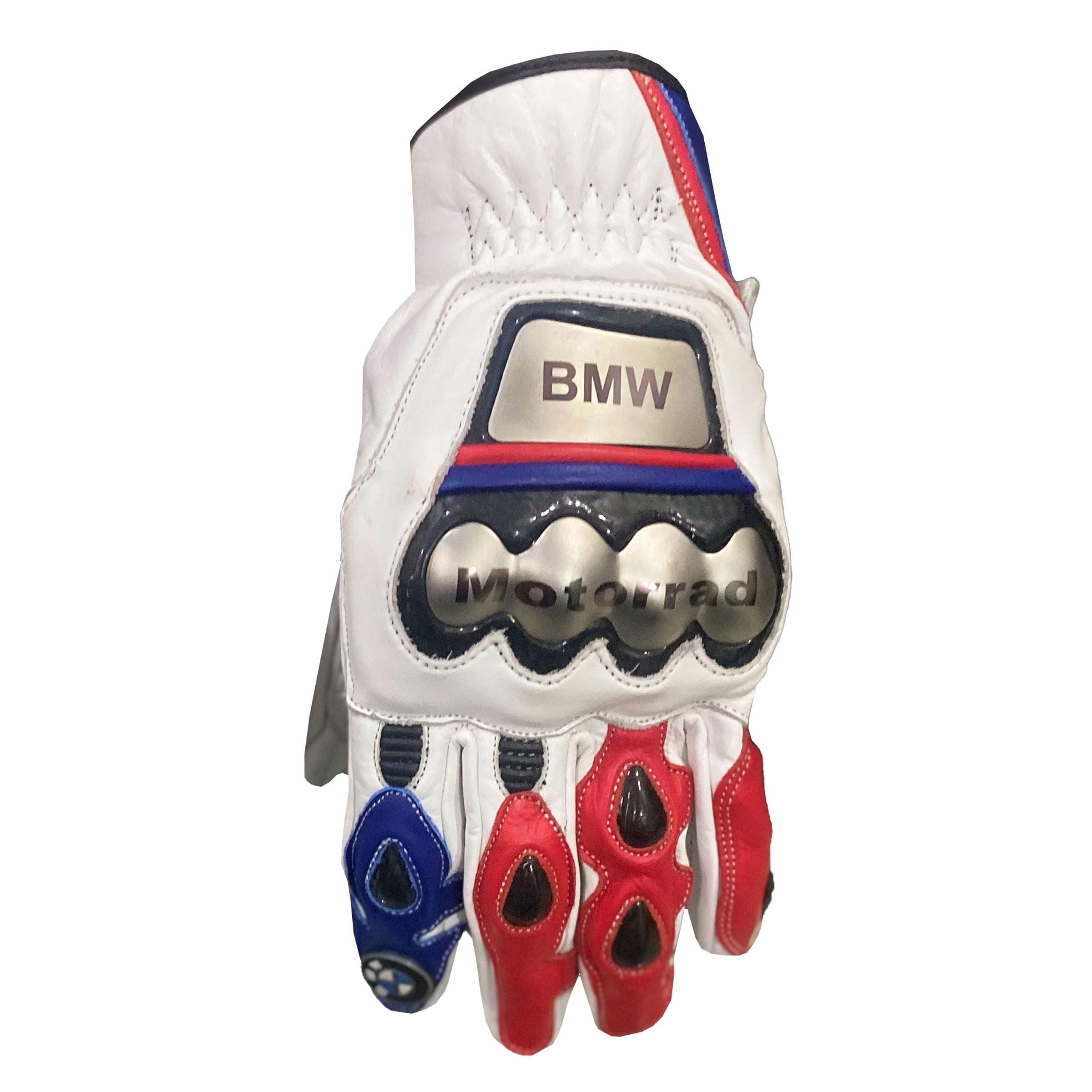 BMW Motorrad モーターサイクルレーシングレザーグローブ ホワイト