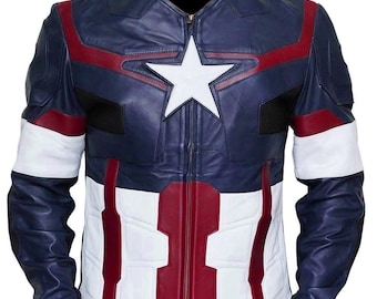 Captian Kunstleder Amerika Superheld Film Design