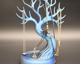 Personalized Tree Shaped Jewelry Stand – Necklace, Earring & Bracelet Holder  (3 Sizes!)