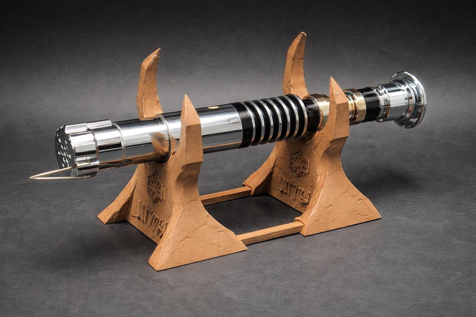 Sith-inspired Lightsaber Display Stand – Dark Sci-fi Saber Holder – 3D ...