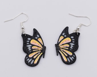 3D Printed Butterfly Earrings
