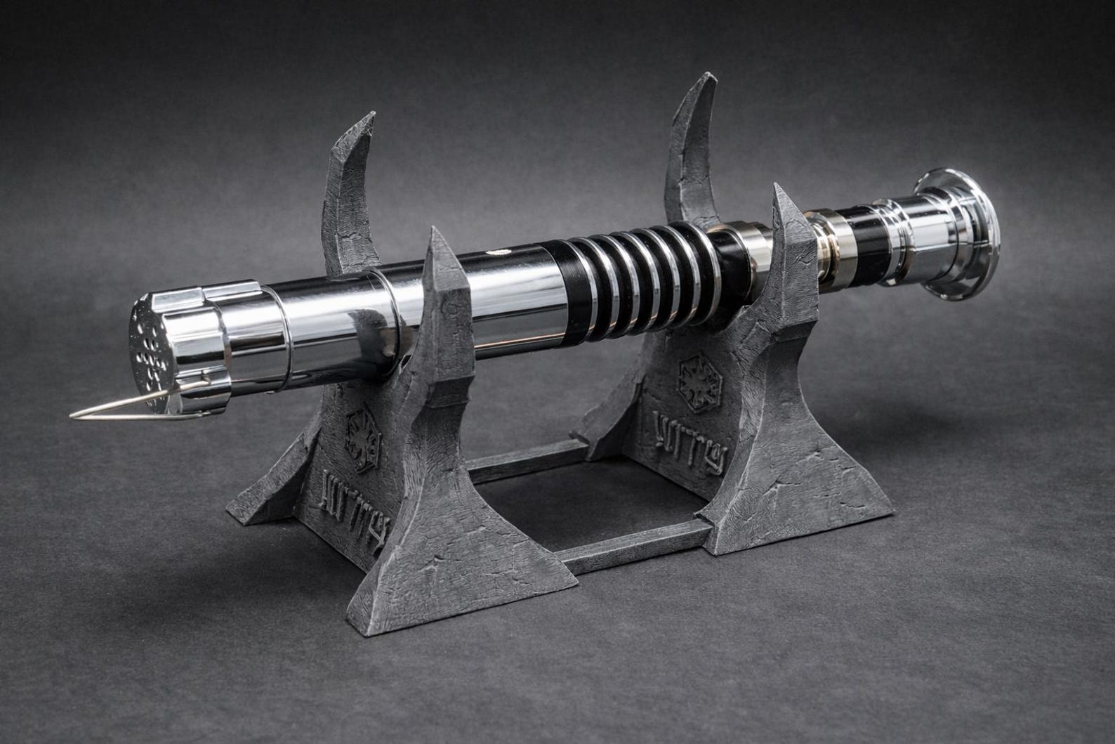 Sith-inspired Lightsaber Display Stand – Dark Sci-fi Saber Holder – 3D ...