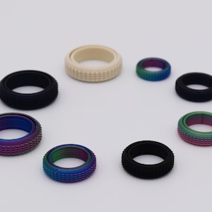 Fidget Spinner impreso en 3D: Alivio del estrés y control de la ansiedad. Varios tamaños y colores.