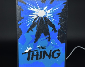 Horror Movie LED Lightbox – Custom Halloween Film Wall Art