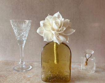 Vintage fragrance diffuser set handmade Vidrios de Levante bottle