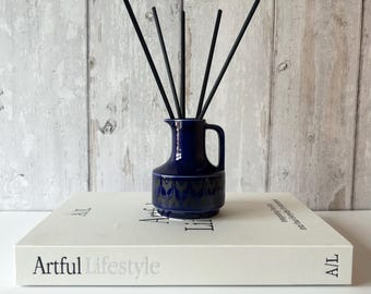 Hornsea Heirloom Midnight blue Diffuser with reeds