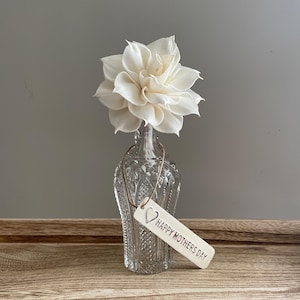 Fragrance Diffuser set Antique Cut Glass curved jar or bottle