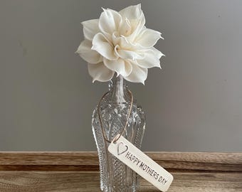 Fragrance Diffuser set Antique Cut Glass curved jar or bottle