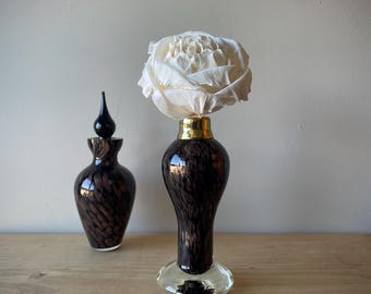 Fragrance Diffuser set Tortoishell art glass Perfume bottle