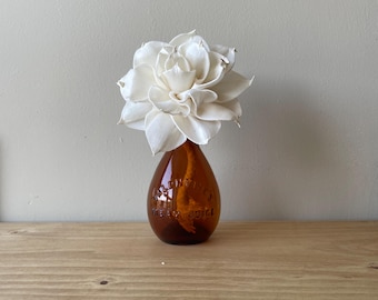 Fragrance Diffuser set Antique Valentines Amber bottle