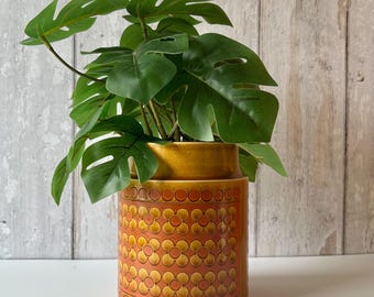 Hornsea Saffron vintage plant pot