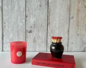 Match Pot set vintage black Fortnum and Mason