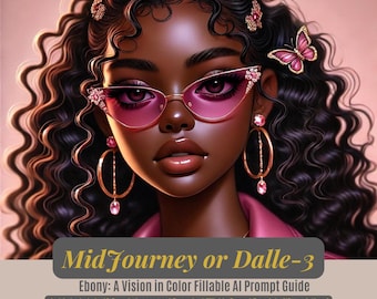 AI Fashion Portrait Prompt Guide – MidJourney & DALL-E – Hochwertige Digital Art Prompts mit ausfüllbarer Vorlage – Monetarisierungstipps