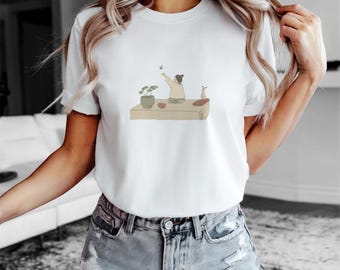 Delete Your Worries T-Shirt – Control Alt Zen Shirt, Back and Front, Mindfulness Tee, Relaxing Graphic Tee