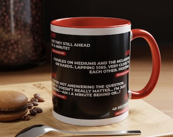 Lewis Hamilton, Riccardo Adami Funny Team Radio Mug
