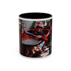 Charles Leclerc Water Leakage Words of Wisdom Cup, Formula 2026 Season Ferrari Team Radio Mug, Racing Motorsport Present Him/Her image 7