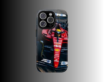Lewis Hamilton Ferrari Phone Case: Motorsport Fan Gift