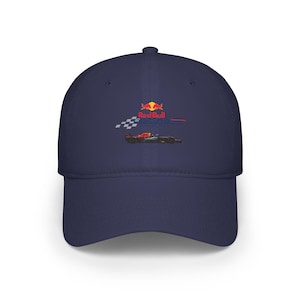 Red Bull Racing F1 Embroidered Baseball Cap - Formula 1 Hat for Race-Day Everyday Wear - Adjustable Strap, Gift Idea