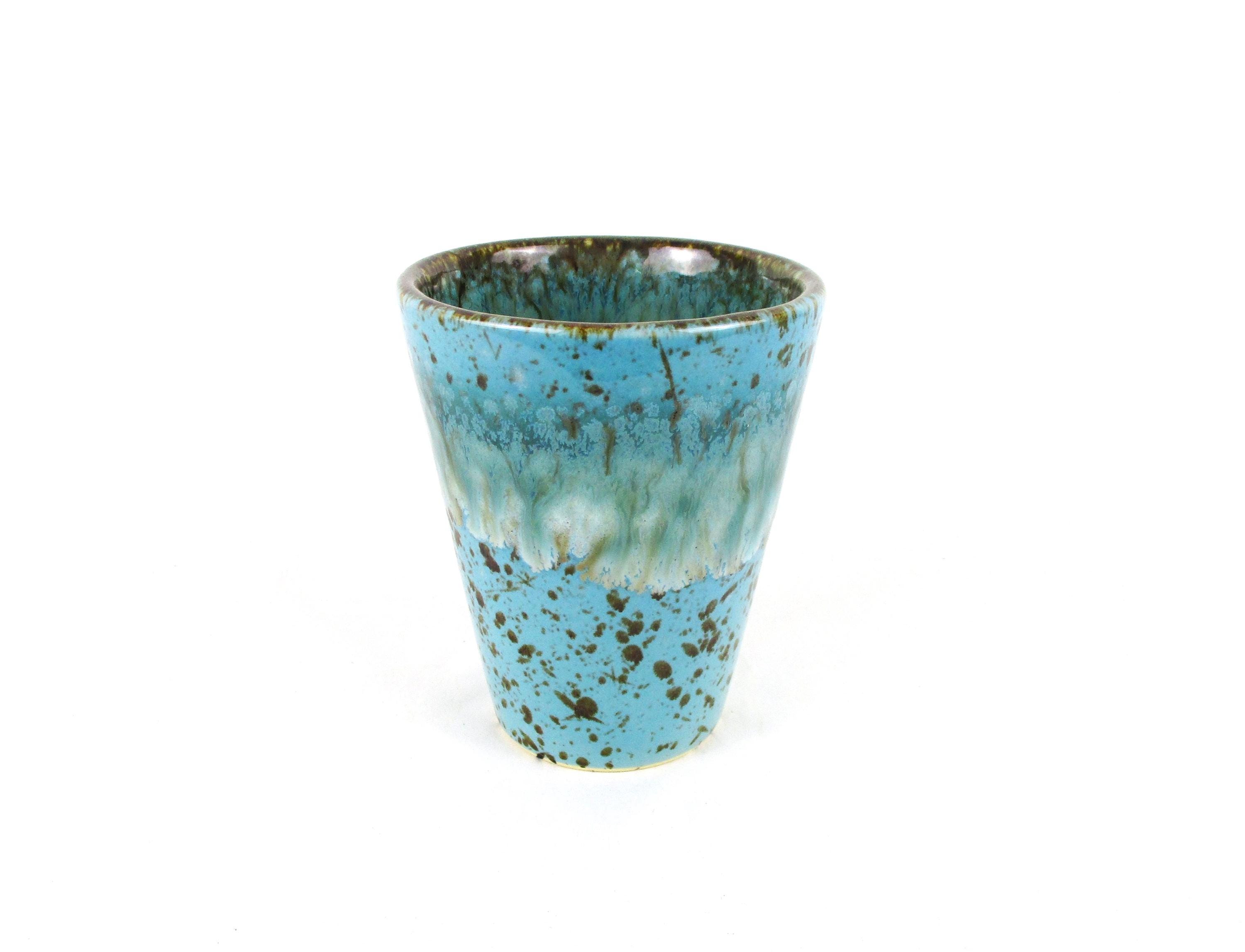 J. Beaumont Pottery of Maryland - Turquoise and Brown No Handle