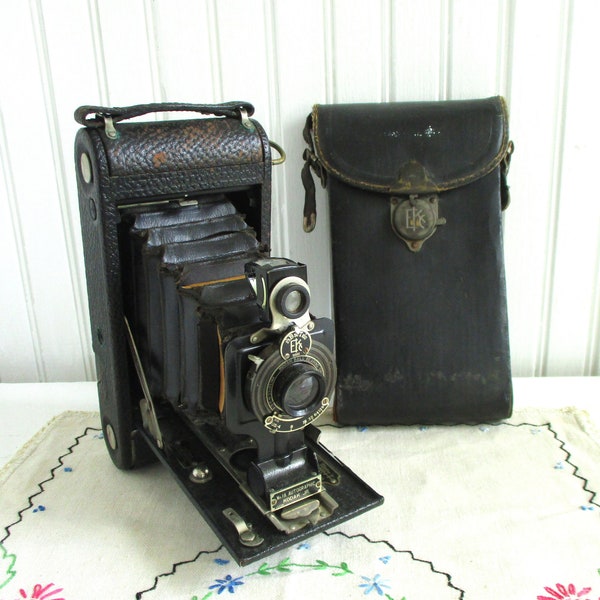 Antique EKC 1-A Autographic Kodak Jr. Folding Camera