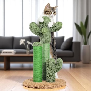Cactus Cat Tree, Modern Cat Tower, Cat Scratcher, Cat Toy, Cat Climbing Tree, Cat Bed, Cat Furniture
