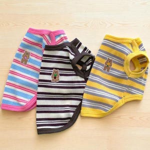 Stripe Vest for Small Pets, Summer Dress for Pets, Puppy Clothes, Small Pet Clothing, Pet Accessories, Doggies Clothing