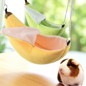 Cozy Hamster Hammock, Soft Plush Small Pet Bed, Guinea Pig House