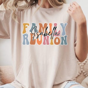 Personalized Family Reunion Shirts, Family Gathering, Family Trip Shirts, Matching Family Reunion Gift Tee, Summer Family Vacation T-Shirts