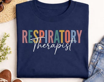 Camiseta y sudadera de terapeuta respiratorio – Camiseta de la Semana de la Terapia Respiratoria – Regalo de graduación de terapeuta respiratorio