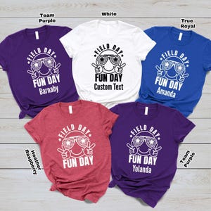 Field Day Fun Day Shirt, Kids Toddler Teacher Shirt, End Of School Trip