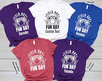Field Day Fun Day Shirt, Kids Toddler Teacher Shirt, End Of School Trip